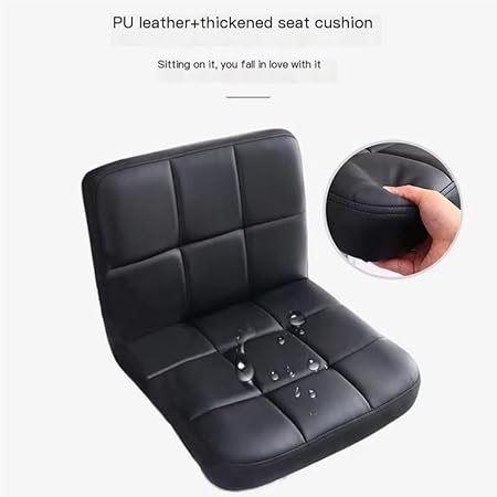 Backless Counter Chairs Light Luxury Bar Chair Lift Bar Chair Modern Simple High Back Stool Front Desk Bar Chair Cashier Bar Chair Adjustable Bar Chairs(A)