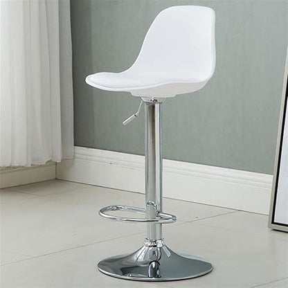 Bancos para Barra Bar Chair Metal Lifting High Stool Home Kitchen Restaurant Cafe Decoration Swivel Chair Bar Wrought Iron Bar Chair High Top Bar Stools(A)