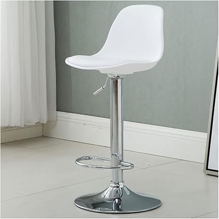 Bancos para Barra Bar Chair Metal Lifting High Stool Home Kitchen Restaurant Cafe Decoration Swivel Chair Bar Wrought Iron Bar Chair High Top Bar Stools(A)