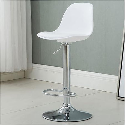 Bancos para Barra Bar Chair Metal Lifting High Stool Home Kitchen Restaurant Cafe Decoration Swivel Chair Bar Wrought Iron Bar Chair High Top Bar Stools(A)