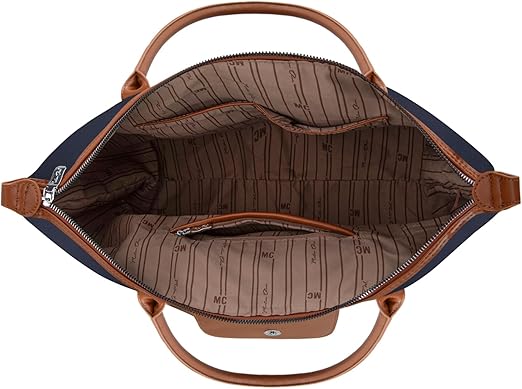 Nylon Tote Bag for Women Large Shoulder Bag with Zipper Lightweight Foldable Work