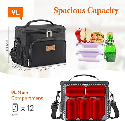 Insulated Lunch Bag for Men, Thermal Lunch Box for Women Cool Bag, Reusable