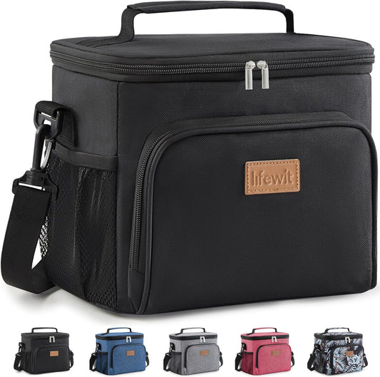 Insulated Lunch Bag for Men, Thermal Lunch Box for Women Cool Bag, Reusable