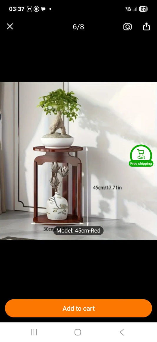 Tall Plant Stand Shelf for Indoor Outdoor Tiered Flower