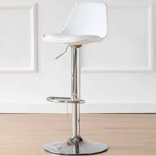 Bancos para Barra Bar Chair Metal Lifting High Stool Home Kitchen Restaurant Cafe Decoration Swivel Chair Bar Wrought Iron Bar Chair High Top Bar Stools(A)